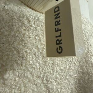 GRLFRND Off-White Textured Knit